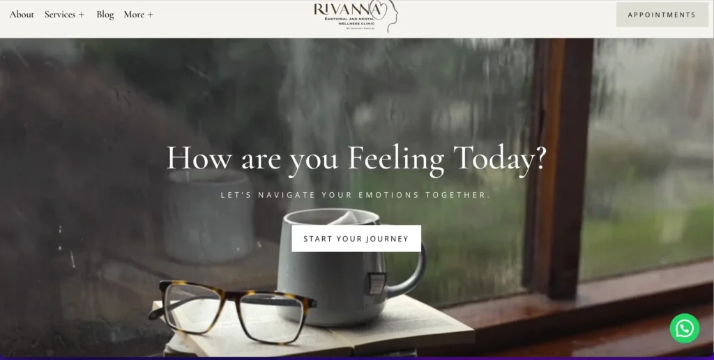 Rivanna- Mental Counseling website