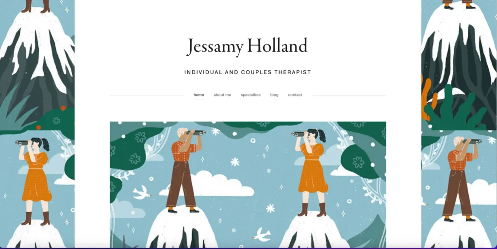 best therapist website - Jessamy Holland