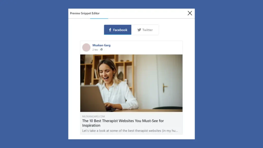 change link preview image thumbnail on facebook